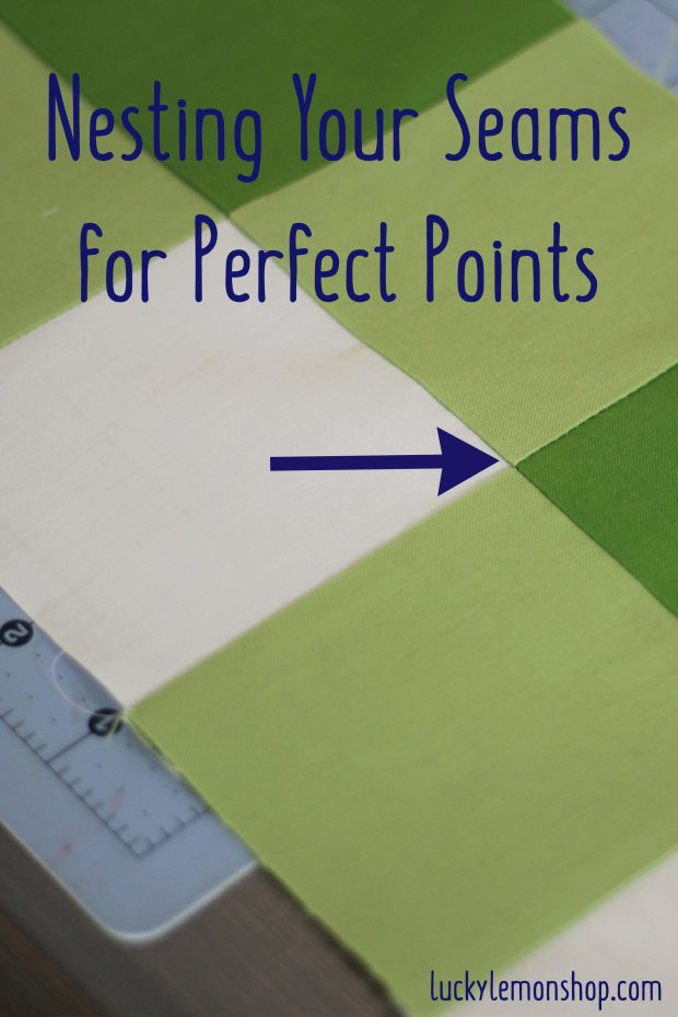 Nesting Your Seams for Perfect Points
